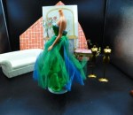 951 green gown barbie